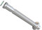 Abgangsrohr flexibel-1.1/4 verchromt ausziehbar Ausgang von 32 mm, mit Rosette. Für Waschtisch und Bidet