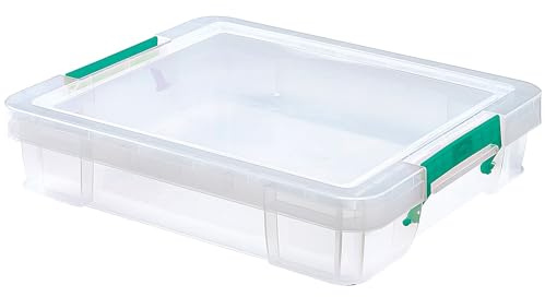 StoreStack 9 Litre Storage Box W430xD360xH90mm Clear RB75897