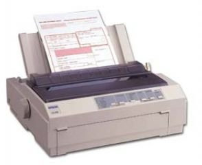 Epson LQ 580 - Printer - B/W - dot-matrix - Legal, A4 - 360 dpi x 360 dpi - 24 pin - up to 400 char/sec - parallel