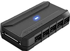 Thermaltake FP -10 Commander Port Hub for PWM Fans, 10 Ports, SATA Power Input, 2 Years Warranty - Black