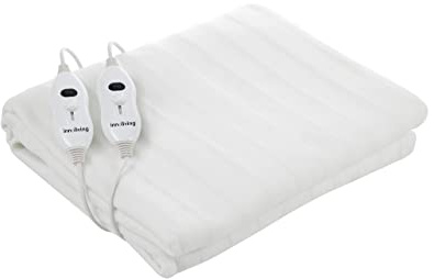 Coperta Elettrica Termica Innoliving, Scaldaletto Matrimoniale in Poliestere INN-065, 160 x 140 cm