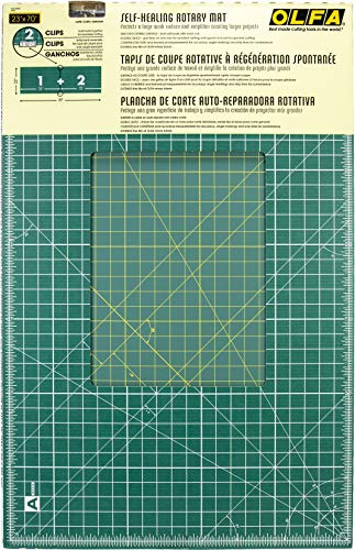 OLFA 23-Inch-by-70-Inch Gridded Cutting Mat Set Clipped