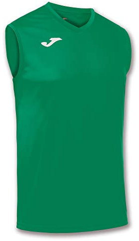 Joma - Camiseta Deportiva Sin Manga Hombre - Ligera y Transpirable Ideal para Todo Tipo de Deporte, Combi, Verde, L