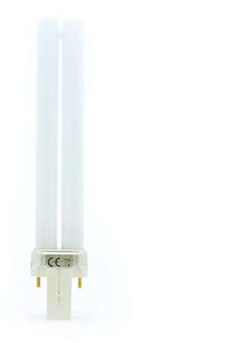 Philips - Lampadina a luce bianca calda PL-S 9 Watt 840, extra 2P G23