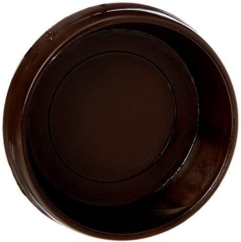 Merriway® BH00017 (8 Pcs) Castor Cups, Outer Dimension 68 mm (2.5/8 inch) Large, Brown - Pack of 8 Pieces