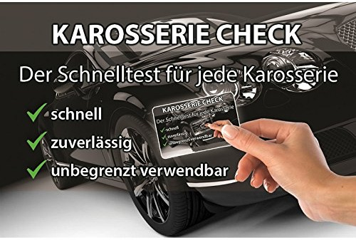 MAGNETKARTE für den schnellen Karosserie Test - Gebrauchtwagen Lackprüfer - Spachtelprüfer