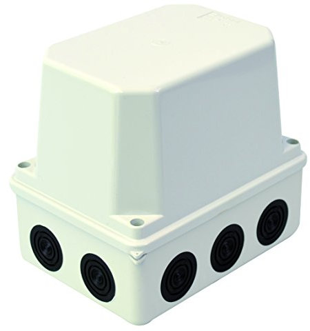 Kunststoffgehäuse Installationsgehäuse 10 Membraneingänge | IP65 | 150x110x135 mm | Aufputz Abzweigdosen Verteilerdose Abzweigdose Wasserdicht Aussen Box Verbindungsdose