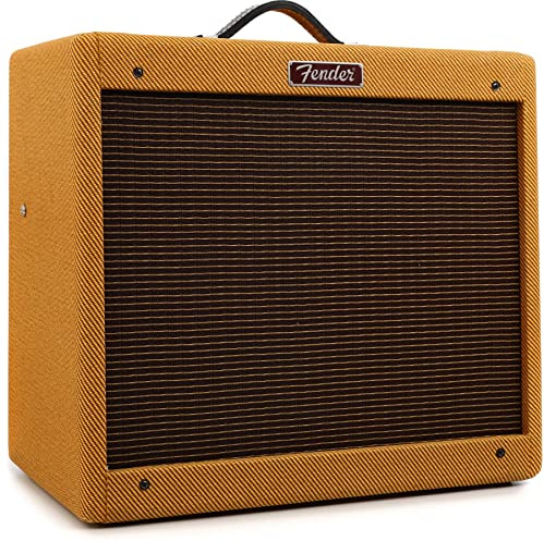 Fender Blues Junior Guitar Amplifier, Lacquered Tweed, with 2-Year Warranty