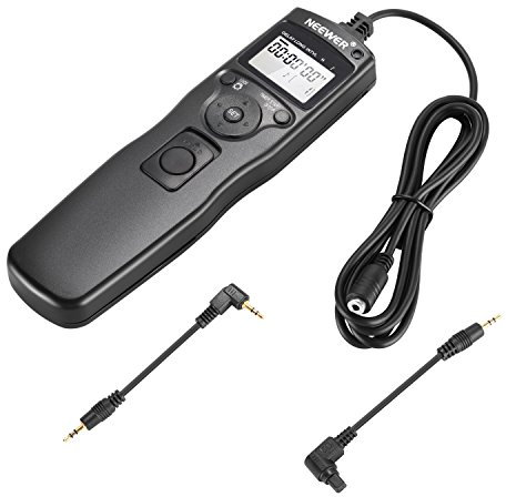 Neewer Shutter Release Timer Remote Control Cord For Canon EOS 550D/Rebel T2i, 450D/XSi, 400D/XTi, 350D/XT, 300D, 60D, 600D, 500D, 1100D, 1000D, 1D, 1D Mark II, 1D Mark II N, 1D Mark III