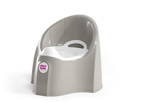 OKBABY Pasha - Pot pour Enfants, Assise Anatomique et Conteneur Amovible - Taupe