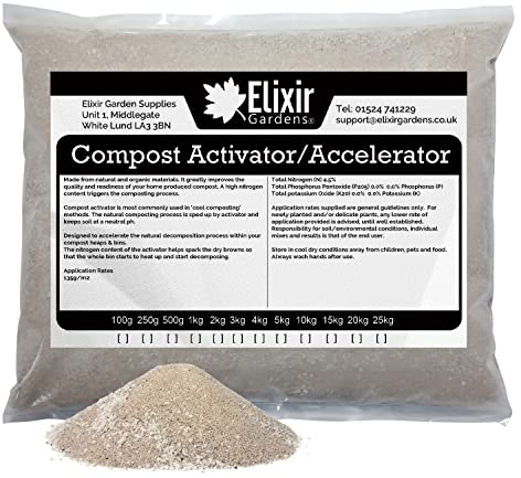 Elixir Gardens Compost Activator/Maker - 1Kg | Treats over 7sqm