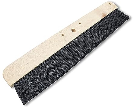 MARSHALLTOWN 48 Inch Wood Backed Concrete Broom, Polypropylene Bristles, Made in The USA, 848