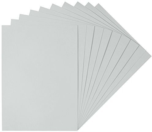 Herlitz 227108 Ritkort 50 x 70 cm, vit (paket med 10) grå