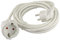 Verlängerungsleitung 3m weiß (Schuko) H05VV-F 3G1.5mm²