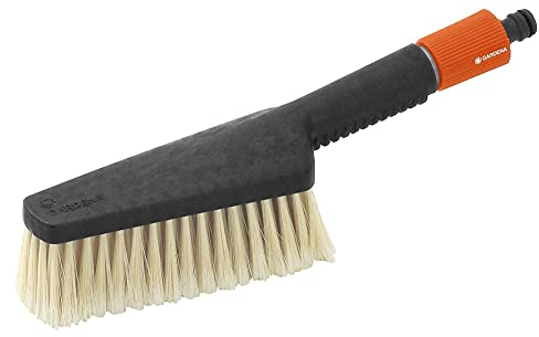 Gardena Handwaschbürste, groß: Handschrubber für schwer zugängliche Stellen, für empfindliche Oberflächen, stufenlose Regulierung (984-20),Standard
