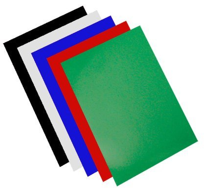 100 Einbanddeckel Chromolux/glänzend, Sortiment 4 Farben