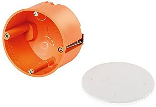 f-tronic E119 Lot de 10 boîtes de dérivation pour Mur Creux Ø 74 mm avec Couvercle 10 V