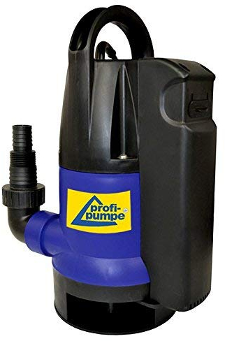 Pompa sommersa per acqua sporca Pompa a immersione Dirt-Star-Extra-SS 400-1 con interruttore galleggiante integrato e cavo da 10m pompa sommersa piccola | Altezza: 34,5 cm