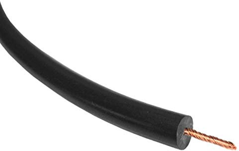 VOSS.farming Cavo Alta Tensione, per la Messa a Terra, Lunghezza 25 m, con Fili conduttori in Rame, Tubo Flessibile