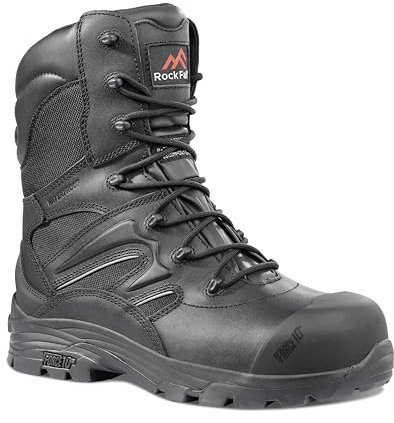 Rock Fall Men's Rf4500 Safety Boot, Black, 7 UK