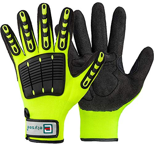 Elysee thl Handschuhe gelb Feuerwehr Rettungsdienst TOP Grip Feuerwehrhandschuhe THW(9 / L)