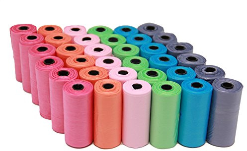 BPS Sacchetti per Escrementi per Cane Cuccioli Animali Domestici 36 Rotoli Total 540 Sacchetti BPS-2329-2