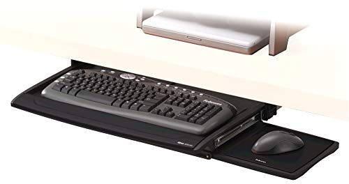 Fellowes 8031201 Supporto Tastiera Deluxe Office Suites, Nero