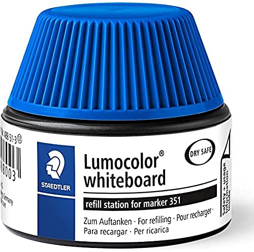 STAEDTLER 488 51 Lumocolor whiteboard marker Nachfüllstation für 351/351 B, blau