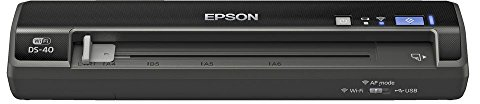 Epson WorkForce DS-40 Wireless Portable Document Scanner for PC and Mac, Sheet-fed, Mobile/Portable