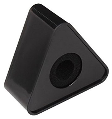 TINKSKY Mic Flag Station with 1.54 inch Hole for Microphone, Unidirectional, Triangular Logo, ABS Plastic, Speech & Video Conference