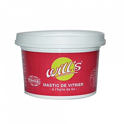 Mastic vitrier Mondial Pot 500g