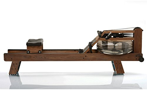 WaterRower Walnut Rowing Machine with S4 BLE Monitor | USA Made Water Rower | Original Handcrafted Erg Machine for Home Use & Gym | Best Warranty