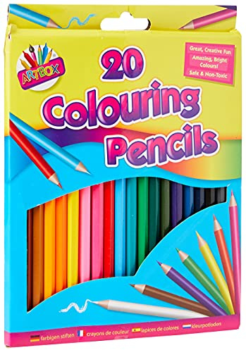 Artbox 20 full size colouring pencils set in 20 assorted colours