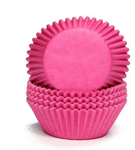 Miss Bakery's House® Papierbackförmchen - Standard - Pink - 75 Stück