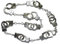 Miniblings Handschellen Kette Halskette 80cm Daumenschellen Polizei viele Silber - Handmade Modeschmuck - Kugelkette verilsbert