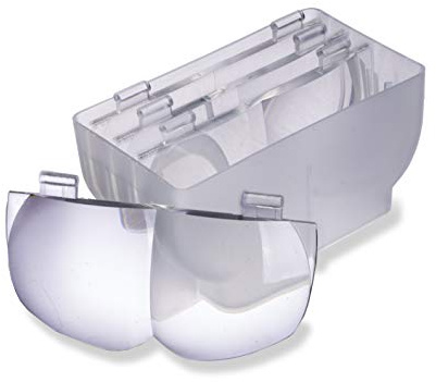 Carson PRO Series MagniVisor Deluxe Replacement Lens Set with 1.5x/2x/2.5x/3x Magnifications, White