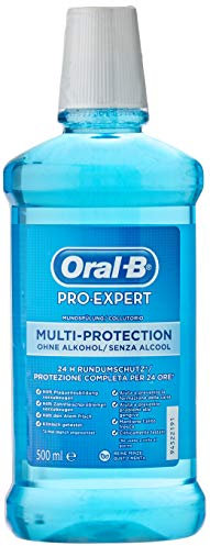 Collutorio Oral-B Pro-Expert, Senza Alcool, Flacone da 500 Ml, Menta Fresca