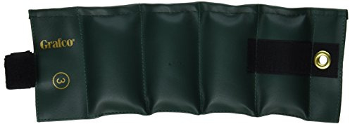 Graham-Field Exercise Weight, 3 lbs (1.36 kg), Wrist and Ankle Adjustable Workout Weights, Green, 1896