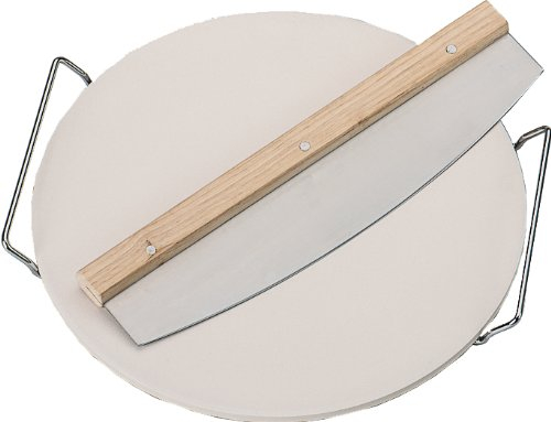 Dr.Oetker - Bandeja Barro Para Pizza Redonda C/Tajadera - Talla : 33 Cm