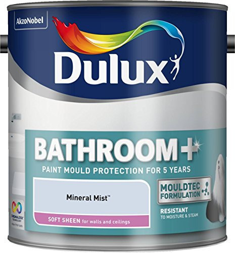 Dulux Easycare Bathroom Soft Sheen Emulsion Paint - 2.5L - Mineral Mist