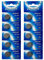 10 x CR1632 3V Lithium Knopfzelle 120 mAh (2 Blistercard a 5 Batterien) EINWEG Markenware Eunicell