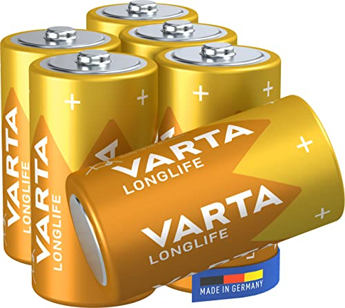 Varta C Alkaline Battery Pack of 6 - Longlife