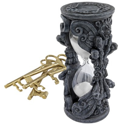 Design Toscano Gothic Grains of Time Gargoyle Hourglass