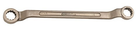 KS Tools 963.7470 BRONZEplus Doppel-Ringschlüssel gekröpft 1.11/16x1.7/8