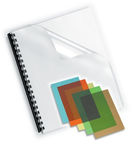 100 Deckblätter 0.15 mm, DIN A4, transparent klar