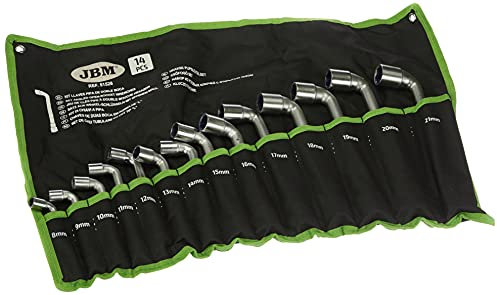 Jeu 14 Clés à Pipe Débouchées JBM 6 pans 6 pans 8 à 21 mm