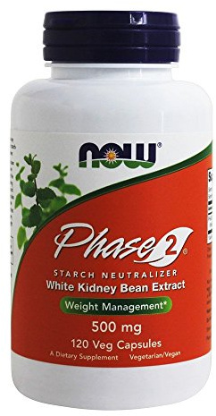 NOW Foods, Phase 2 Starch Neutralizer, 500 mg, 120 Veg Capsules