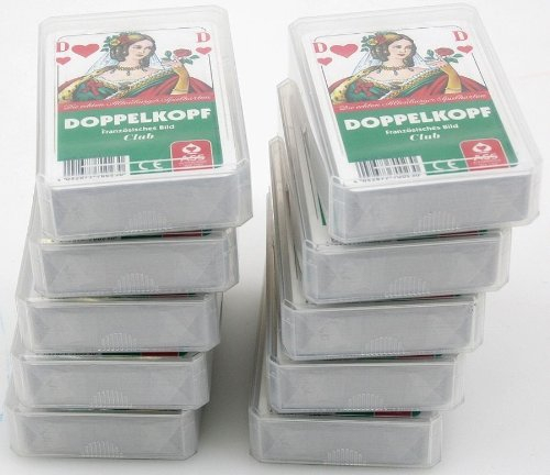 Zehnerpaket DOPPELKOPF Französisches Bild ASS Qualität Spielkarten