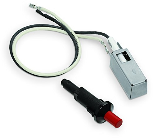 Weber Grill Igniter Kit – Replacement Ignition System for Genesis Silver/Gold/Platinum and Spirit 200/300 Series, Push‑Button Ignition with Wires and Gas‑Catcher Chamber
