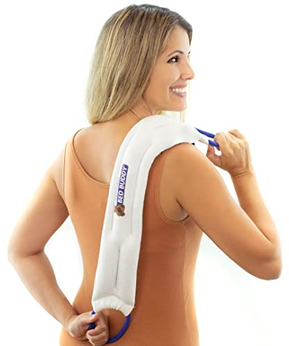 Carex Bed Buddy Heat Pad And Cooling Neck Wrap - Microwave Heating Pad For Sore Muscles - Cold Wrap Pack For Aches and Pain